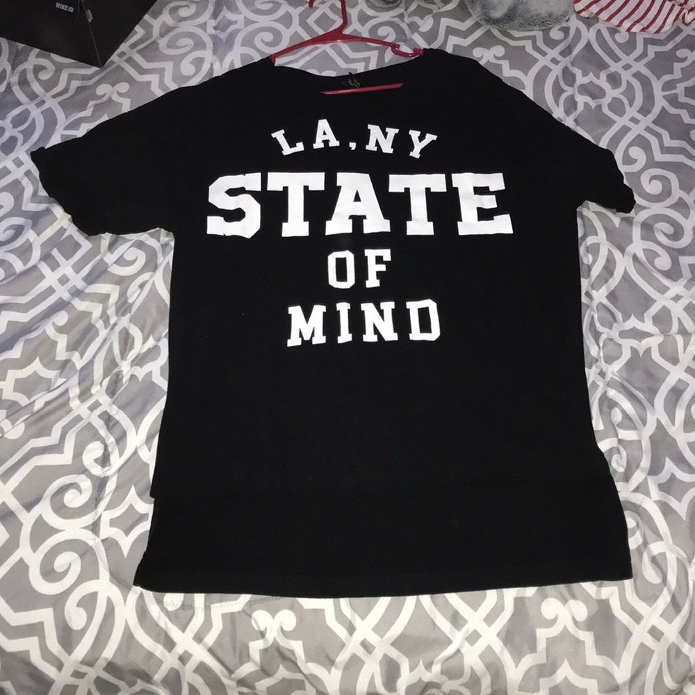 Black and white womens tshirt
